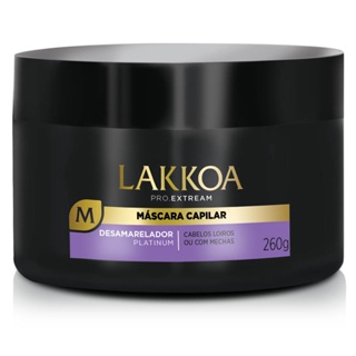 Mascara Capilar Desamareladora Loiros ou Mechas Lakkoa 260g em Oferta na Shopee