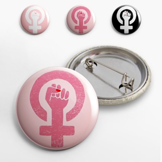 Bottons Símbolo Feminismo - broche alfinete boton bottom button pin em Oferta na Shopee