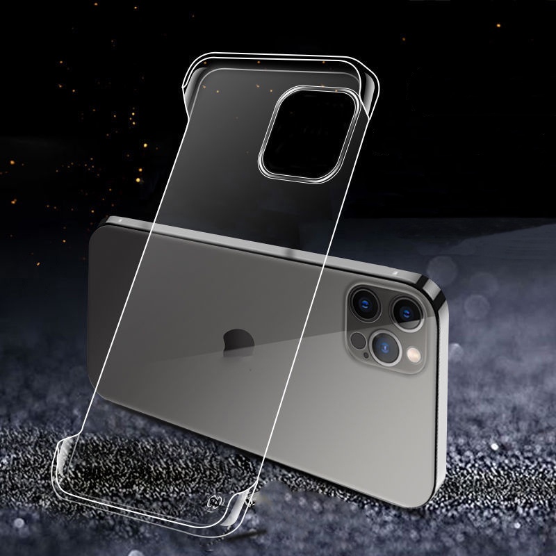 Ultra Fino Transparente Sem Moldura Capa Dura Para Apple iPhone 14 13 12 Mini 11 Pro Max X Xr XS 7 8 plus SE 2020 6 6s De Celular Luxuosa
