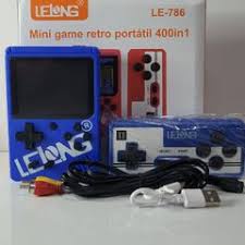 MINI VIDEO GAME PORTATIL RETRO COM 400 JOGOS SUP LE-785