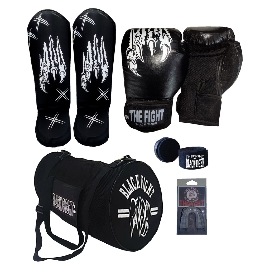 kit,Luva+bandagem+Bucal+Bolsa+caneleira kit,Luva+bandagem+Bucal+Bolsa+caneleira