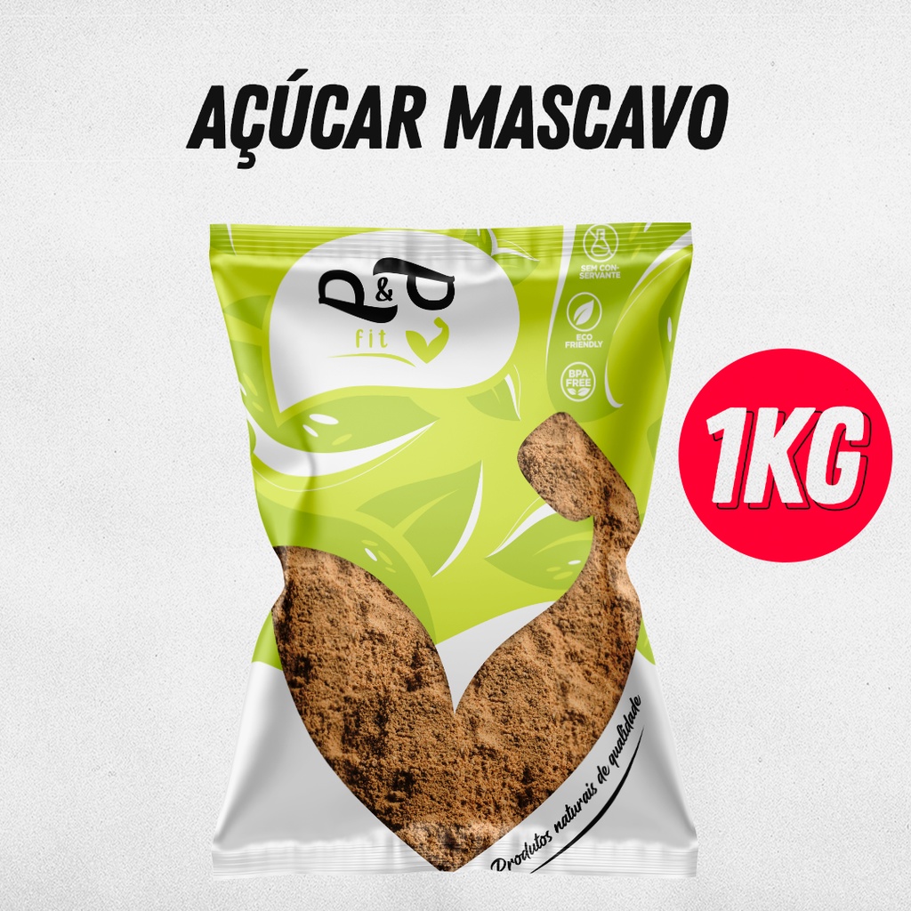 Açúcar Mascavo Orgânico Puro Natural - P&P