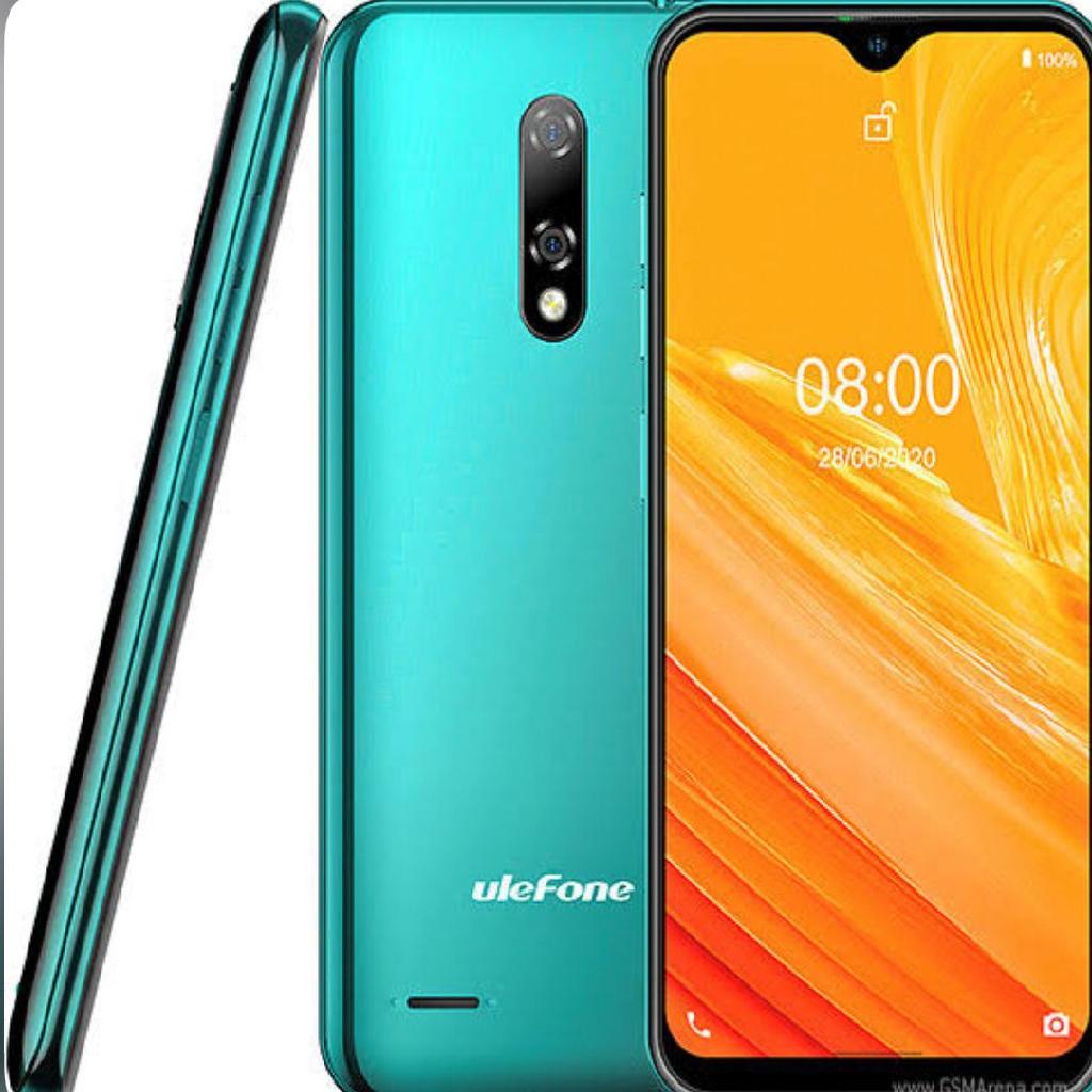 Celular Ulefone note 8 2gb 16gb dupla câmera traseira face id 5.5 polegada  quad-core 3g - Verde | Shopee Brasil