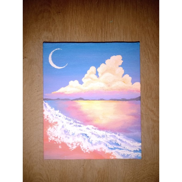 pintura sunset por do sol mar aesthetic tumblr | Brasil