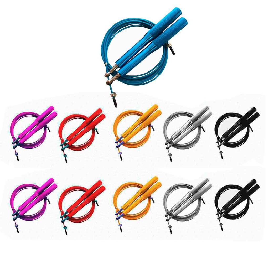 Corda Pular Aço Crossfit 3m Rolamento Speed Profissional