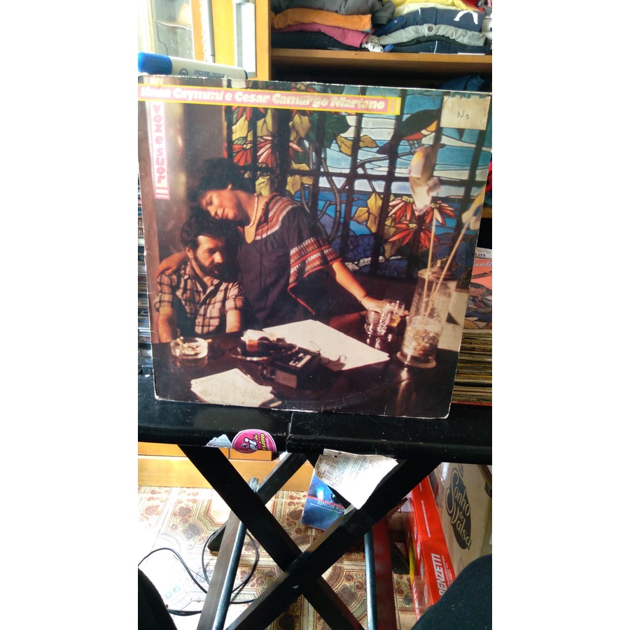 LP Nana Caymmi e César Camargo Mariano Voz e Suor(1983) EMI Com Encarte