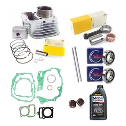 Kit Cilindro Completo Cg 125 Titan Fan 2002 Até 2008 Varetas