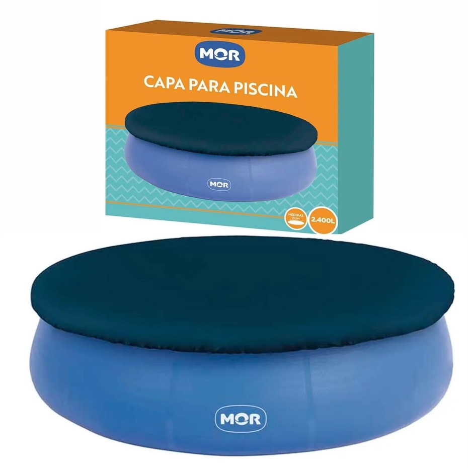 Capa Para Piscina Redonda 2400 Litros Mor em Oferta na Shopee