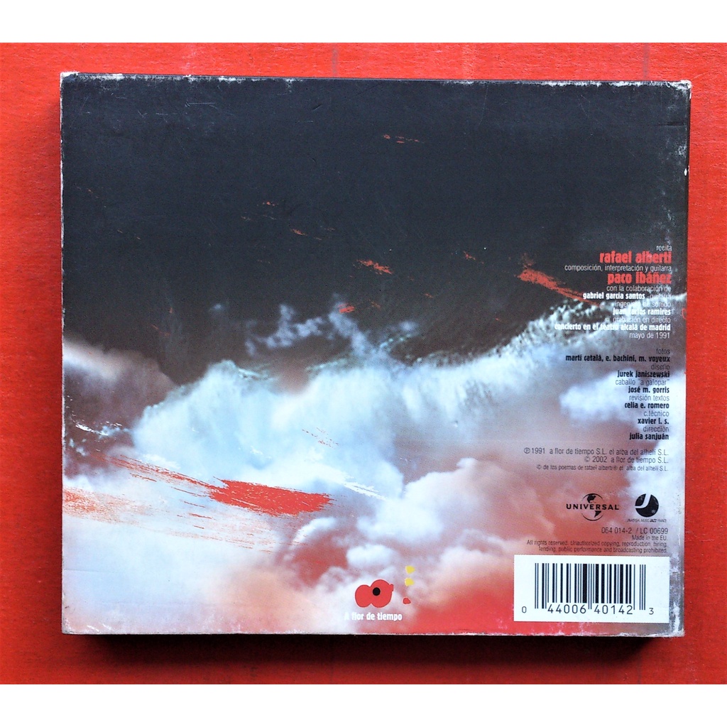 Cd Paco Ibanez & Rafael Alberti - A Galopar - Cd Duplo