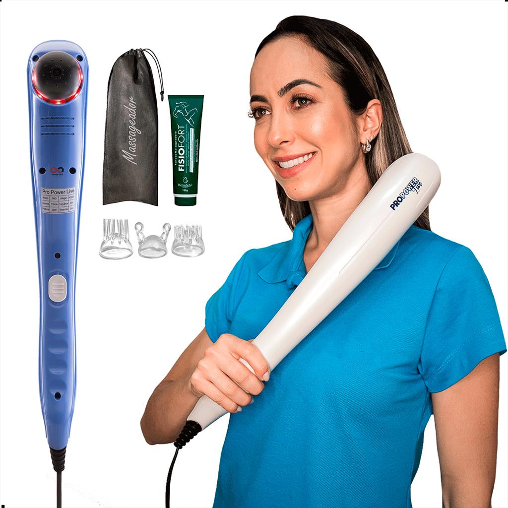 Aparelho Massageador Corporal Pro Power Live Massagem Profissional c