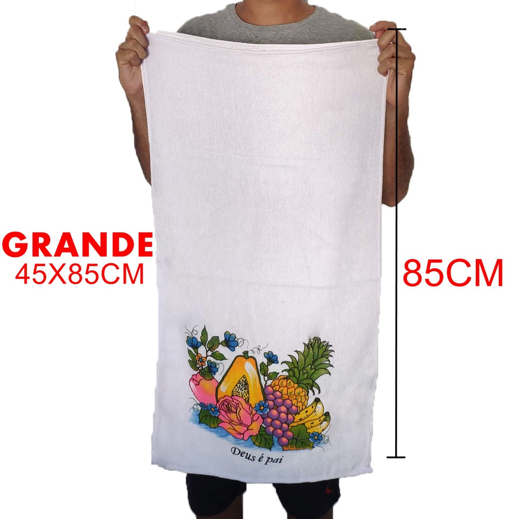 Kit 10 Pano De Prato Copa Grande Atacado 45x85 De Cozinha Estampado Algodão