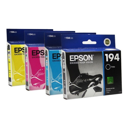 kit 4 Cartuchos Epson 194 T194 Para Xp104 Xp204 Xp-214 204