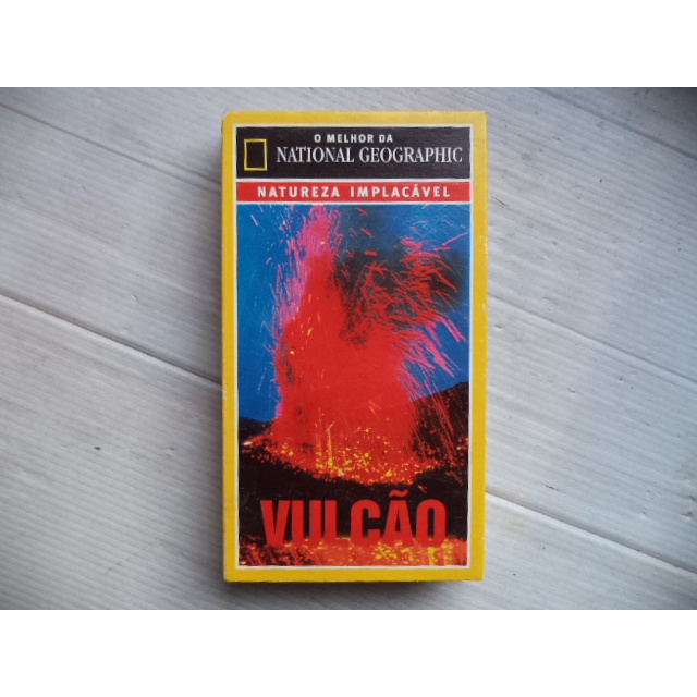 Fita Vhs National Geographic Vulcao