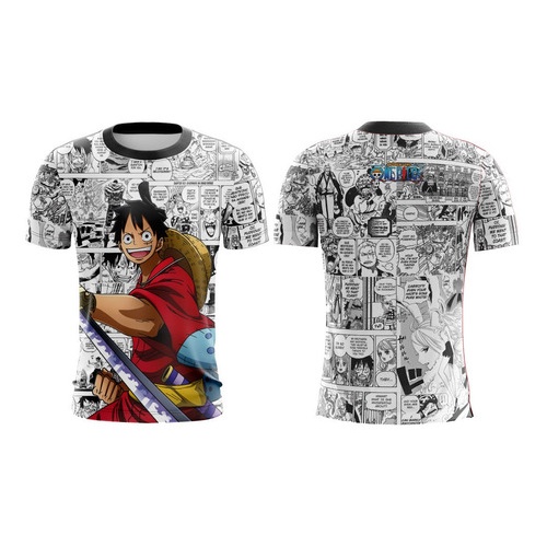 Camisa Camiseta Anime One Piece Luffy Luffytaro Wano G2291 em Oferta na Shopee