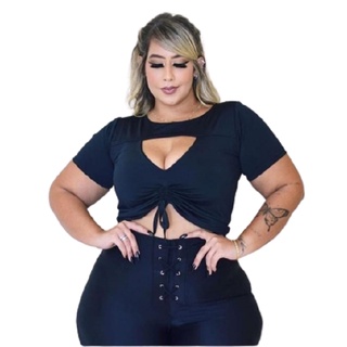 003 Cropped Plus Size de regular da Rosa Soul Oficial
