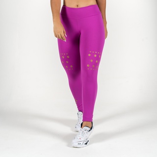 Calça Legging Fitness Feminina na Cor Rosa Tonic de Poliamida