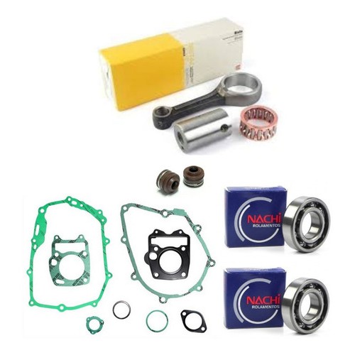 Kit Peças Motor Honda Biz 125 Biela Rolamentos Juntas em Oferta na Shopee