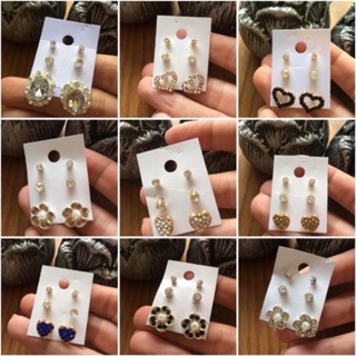 kit 48 pares Brincos Bijuteria -16 CARTELAS 3 Pares cada em Oferta na Shopee