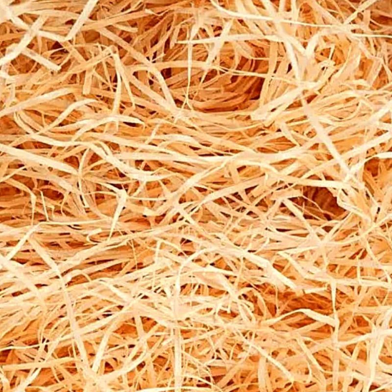 Palha Natural Decorativa/ Para Cestas e Decorações - Pacote 50g