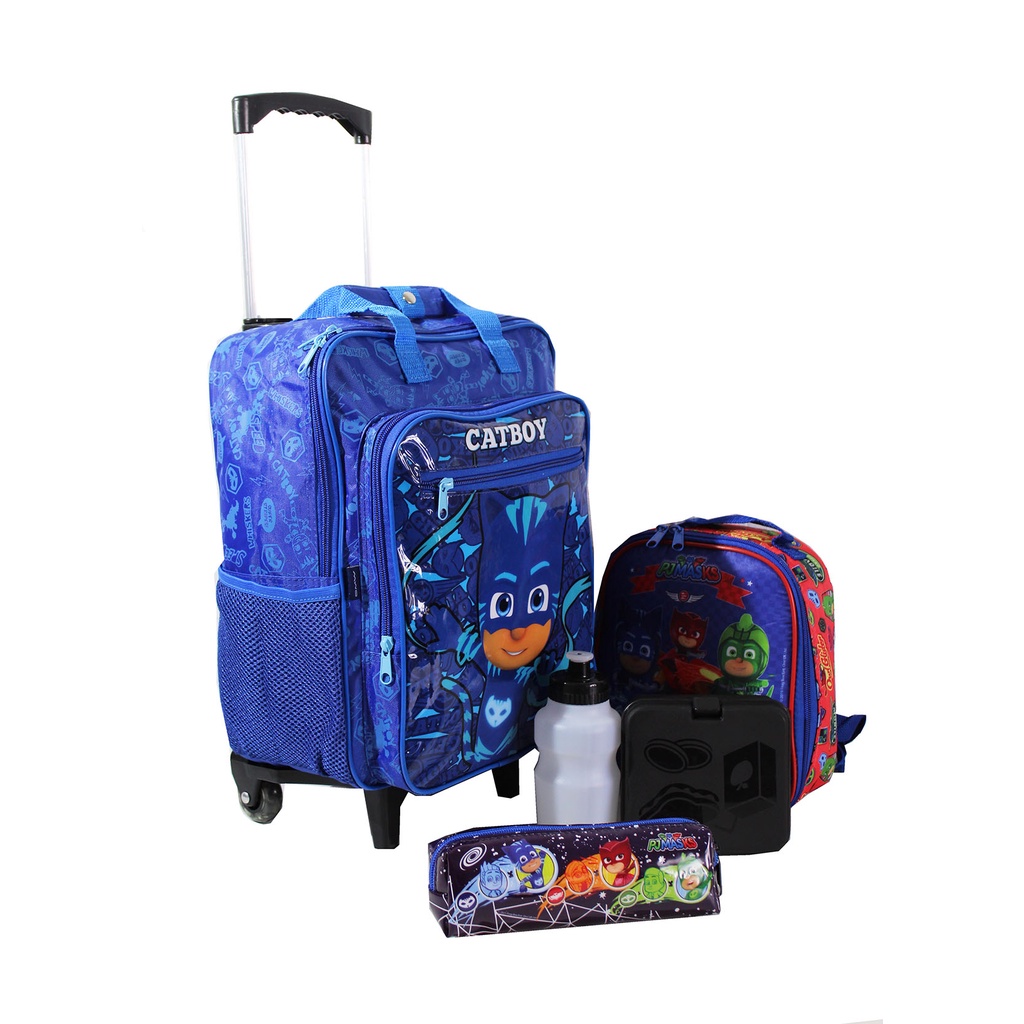 Kit Mochila Pjmasks Rodinhas Infantil Escolar Aulas Oficial | Shopee Brasil