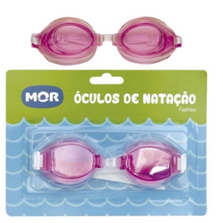 Óculos de Natação Fashion Mor Infantil  - Rosa