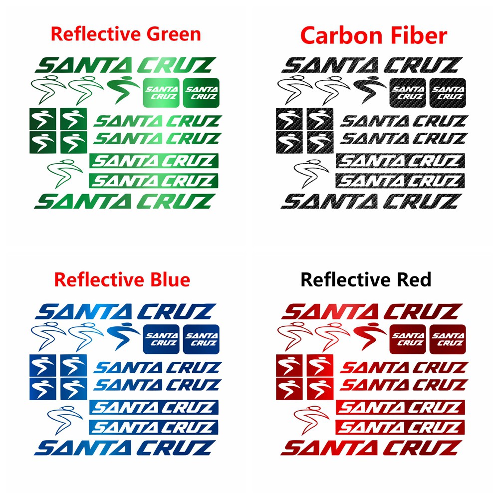 Moda Santa cruz Ciclismo Estrada Quadro Da Bicicleta Adesivos De Vinil Marca MTB Decalque Adesivo