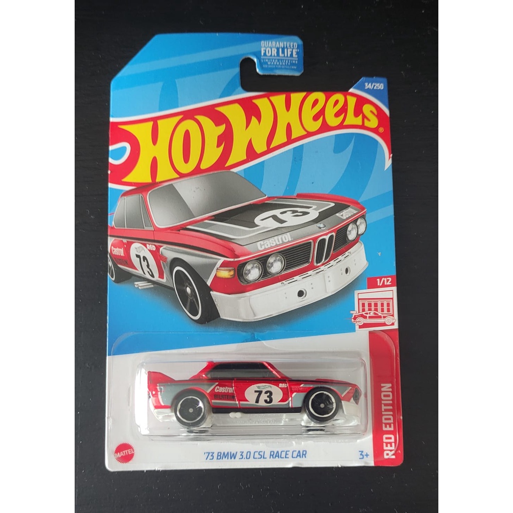 Hot Wheels - BMW 3.0 CSL Race Car 73 Red Edition - HCY58