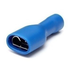 10x Terminal Femea Isolação Total 1,50-2,50mm² Azul FdFd2-250 em Oferta na Shopee