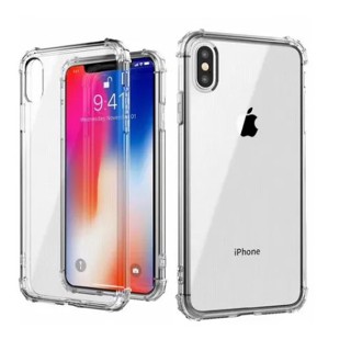Capa de Silicone Transparente Antiqueda para Iphone 6/6S, 7/8, 7 PLUS/8 PLUS, XR,  X/XS,  XS MAX em Oferta na Shopee