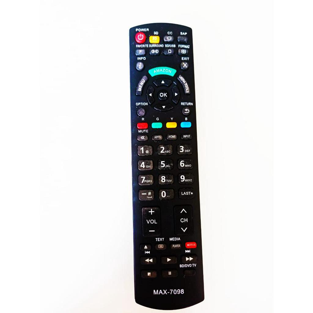 Controle Remoto TV Panasonic Smart 3D EUR7627Z20 Amazon e Netflix