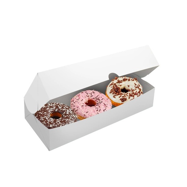 20 unid caixas para 3 donuts papel cartão alta qualidade