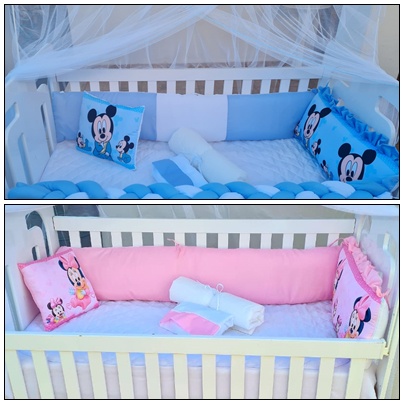 Kit Berço Mickey e Minnie 11 Peças Americano e Nacional em Oferta na Shopee