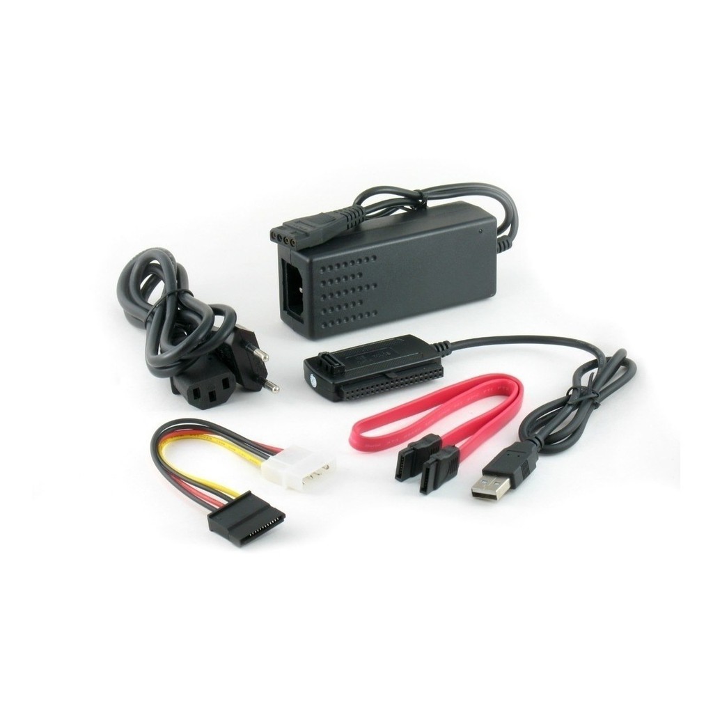 Adaptador para CD, DVD-RW, Hard Disk SATA e IDE, suporta todo tipo de sistema, externo, USB 2.0