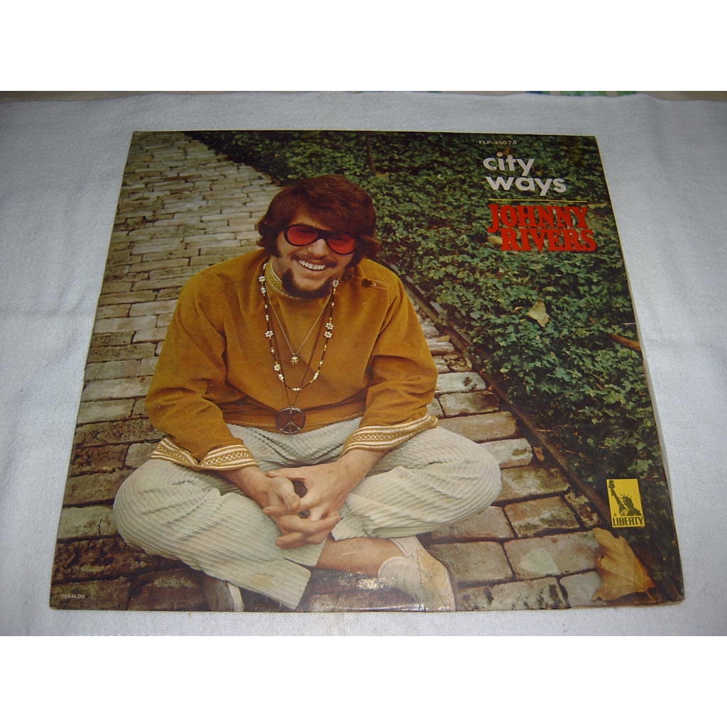 Lp Johnny Rivers - City Ways | 1969 POP FOLK BLUES