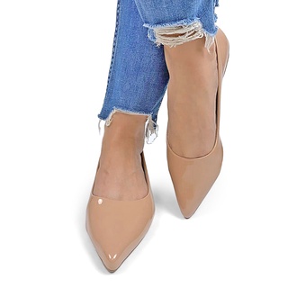 Sapatilha Envernizada Mulan Nude | Shopee Brasil