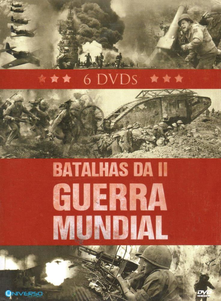 Box Batalhas da Segunda Guerra Mundial 6 DVDs Original