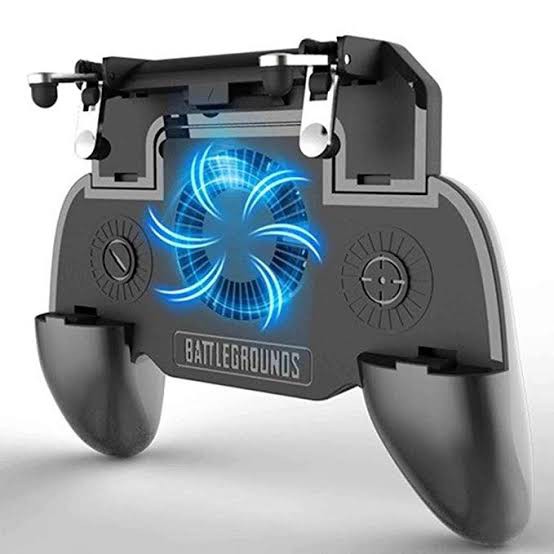 Gamepad para jogos de celular pubg, joystick com botão de gatilho