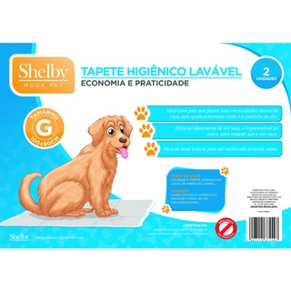 Tapete Higiênico Lavável G (90×100 cm) – 2 ou 8 unidades | Super Absorção, Ecológico em Oferta na Shopee