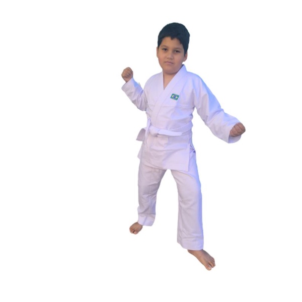 Kimono Infantil Karatê Reforçado em Brim + Faixa