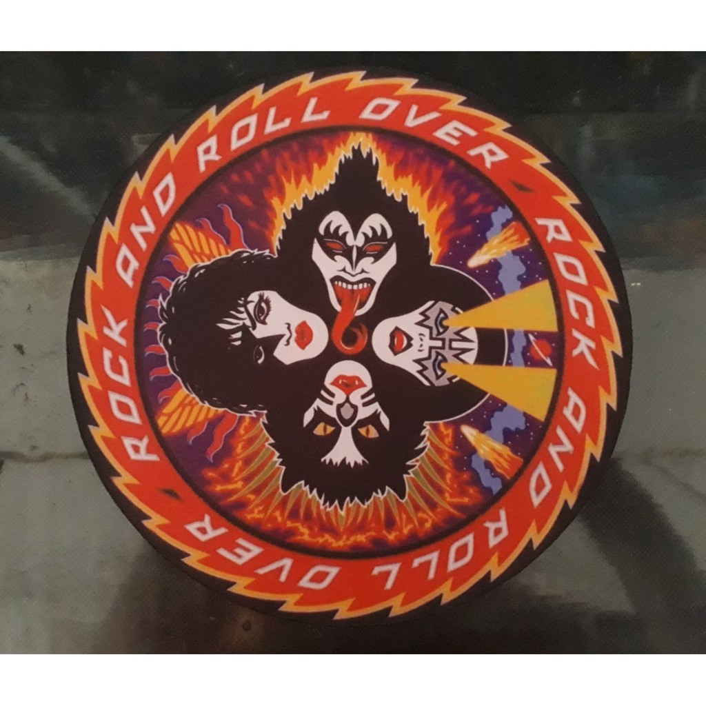 Patche Kiss Rock And Roll Over 10x10