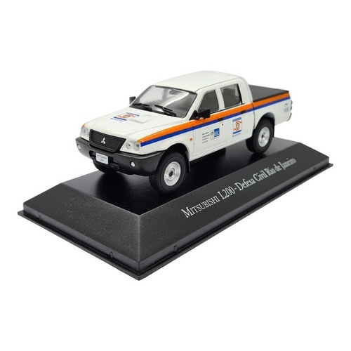 Miniatura Mitsubishi L200 Defesa Civil Rj Serviços 1:43