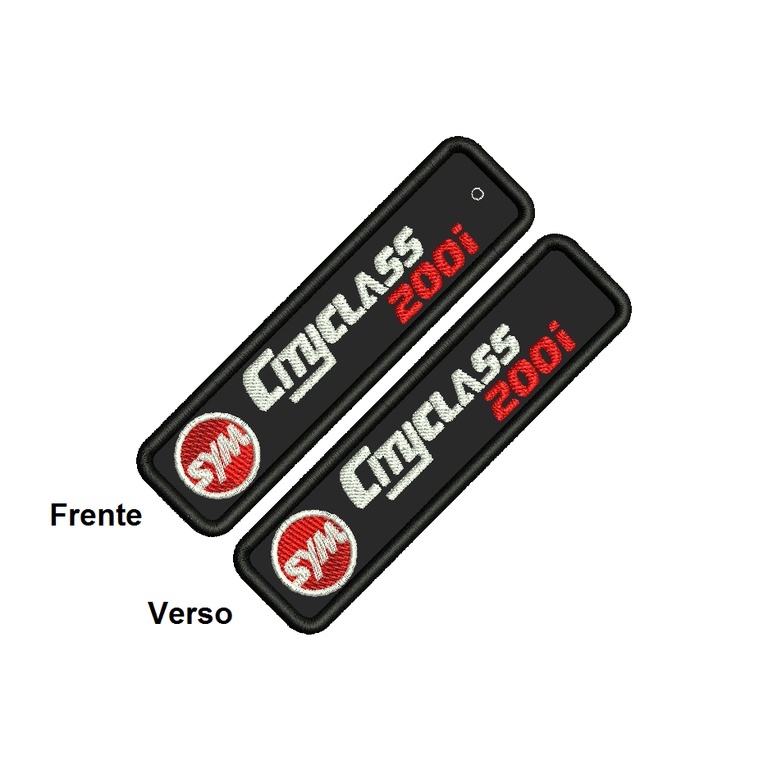 Chaveiro Personalizado para Moto - Dafra Cityclass 200i Logo