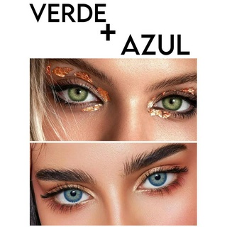 Kit Lentes para os olhos coloridas sem grau