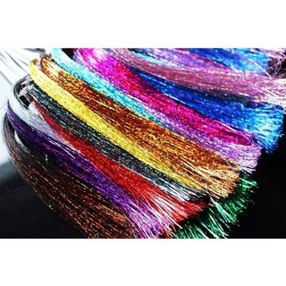 Material De Atado Cabelo Sintético Alto Brilho - 30 Centímetros Com 200 Fios Cada