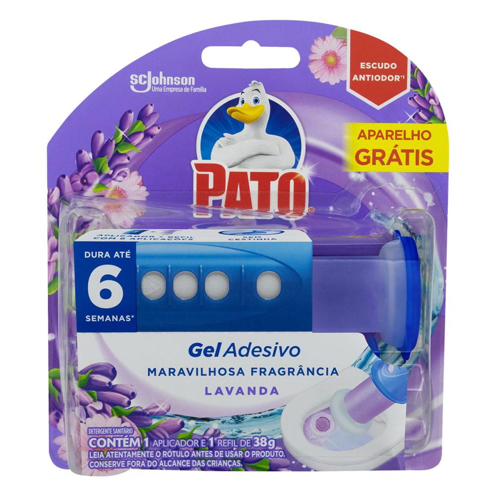 Detergente Sanitário Pato Gel Adesivo Lavanda com Aplicador 38g em Oferta na Shopee