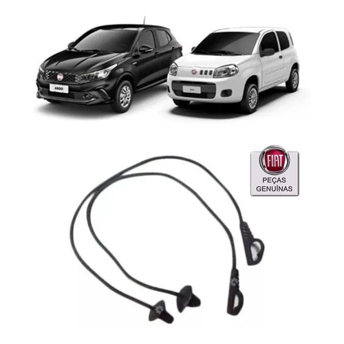 Par Tirante Do Bagagito Porta Malas Fiat Novo Uno Palio Argo Original Fiat