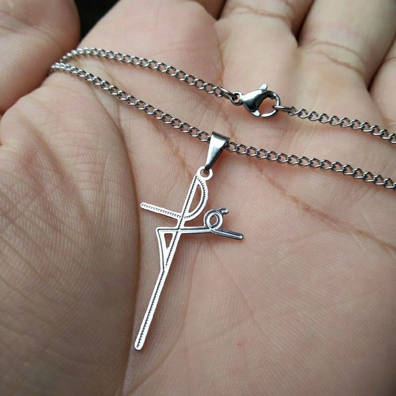 Colar Corrente em Aço Inoxidável Fé Feminino e Masculino Religioso Não Preteja