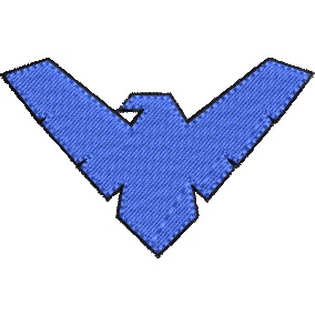 Patch bordado termocolante nightwing