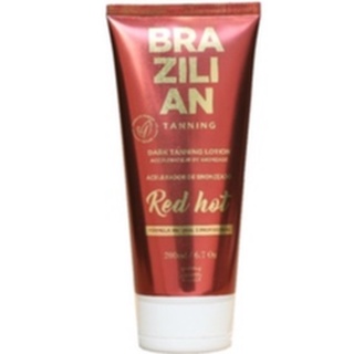 Bronzeador Acelerador Profissional Natural Red Hot 200ml Brazilian Tanning - Acelerador De Bronzeamento Bronzeador Vegano