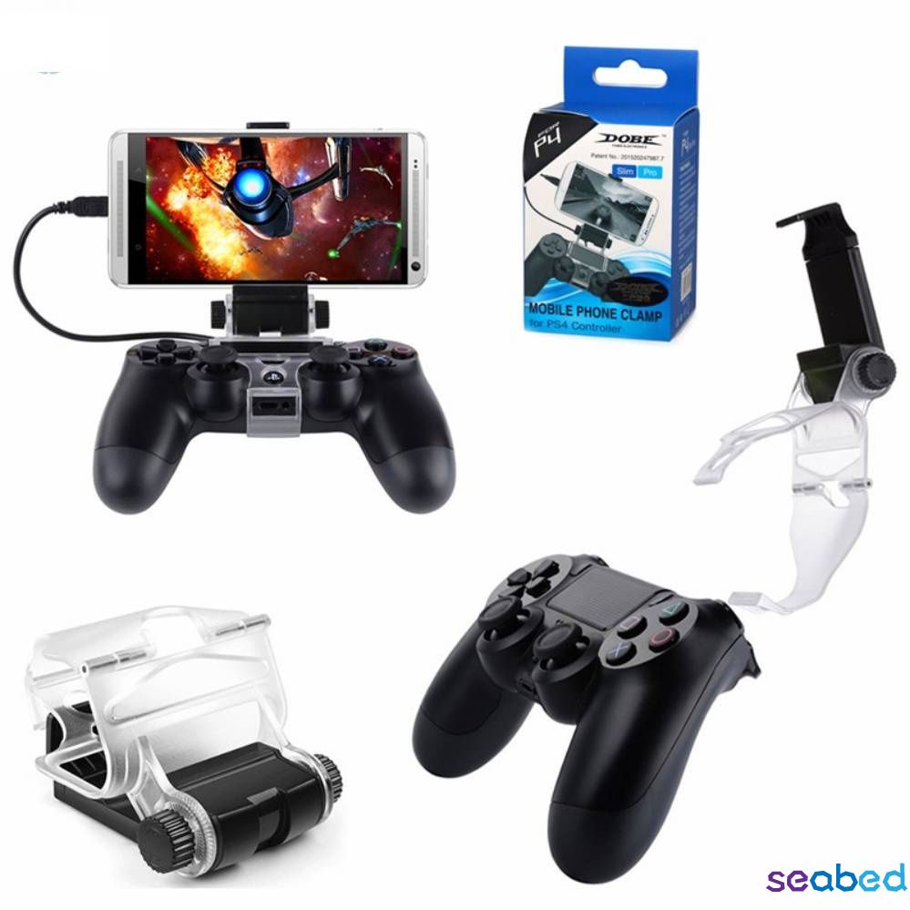 Suporte Adaptador P/ Controle Ps4 Clip Celular Motorola iPhone Samsung seabed